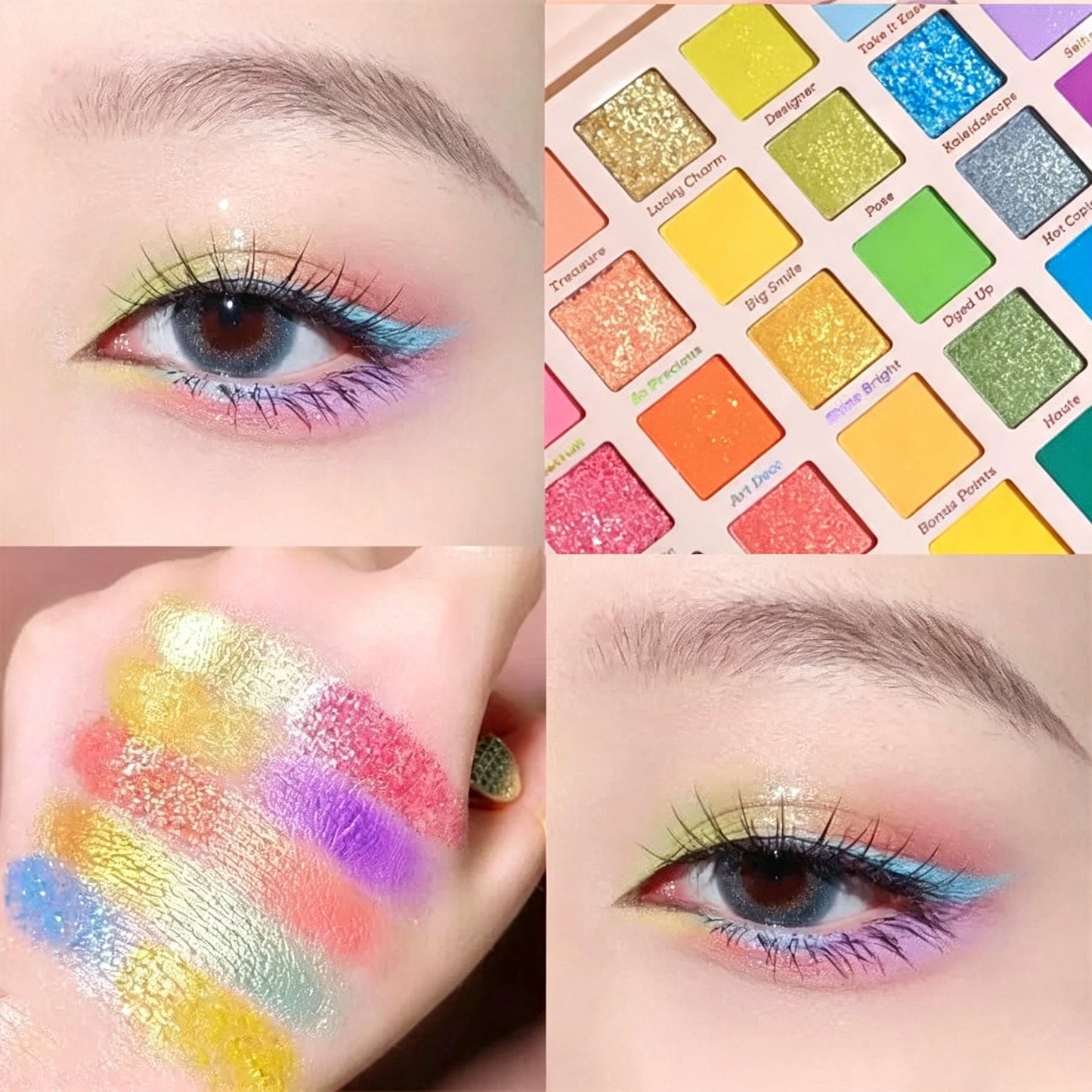 30 Color Rainbow Eyeshadow Palette with Matte