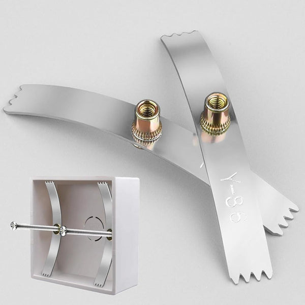 Socket Install Kit with Galvanized Screw Hooks and Repair Tools