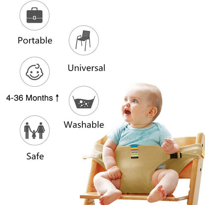Baby High Chair Safety Belt - Infant Feeding Car Seat Belt