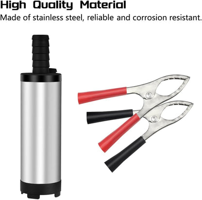 Submersible Stainless Steel Fuel Pump for Water, Kerosene, Oil