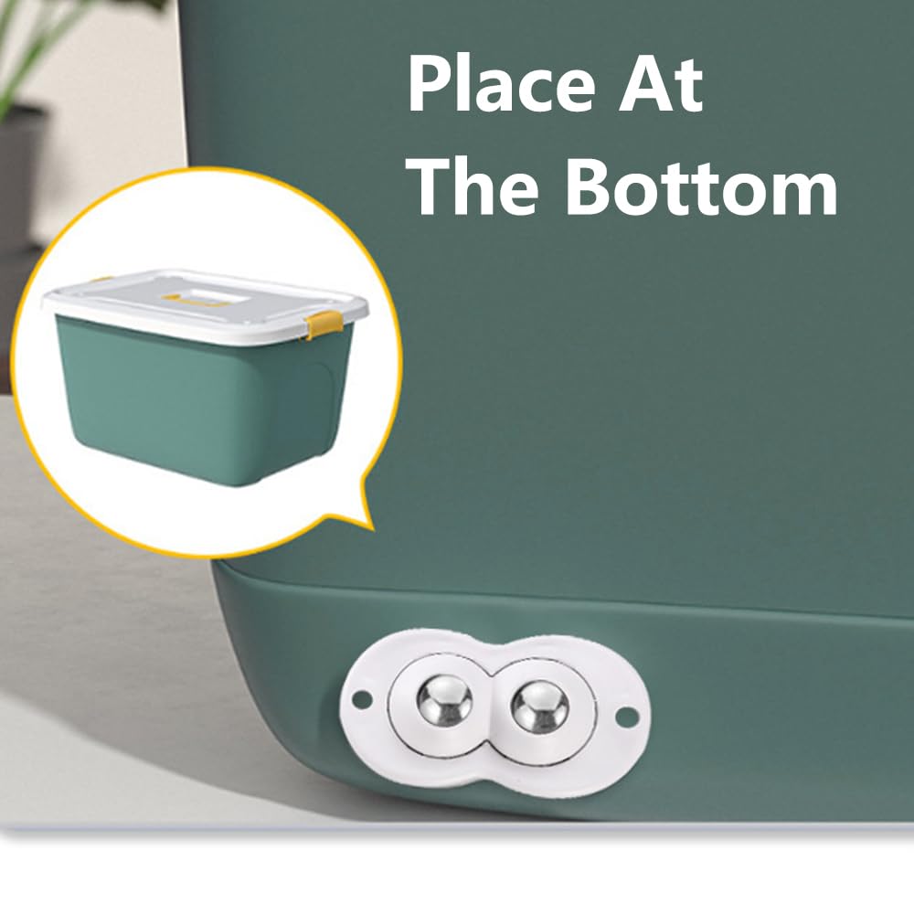 4 Pieces Matching Self-Adhesive Casters Appliance Roller