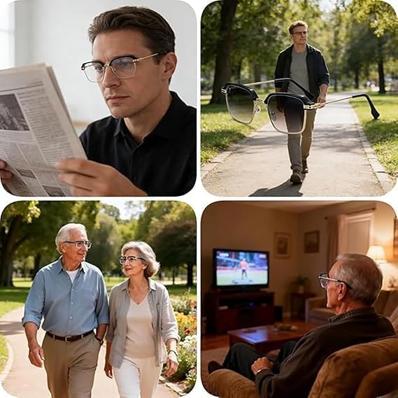 Universal Photochromic Prescription Glasses - Blue Light Protection