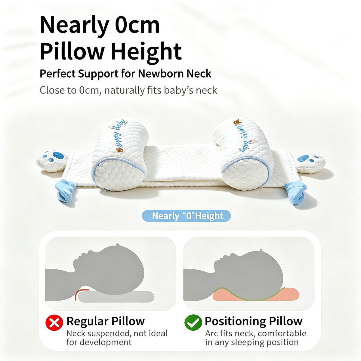 Adjustable Head Neck Support Pillows For Baby