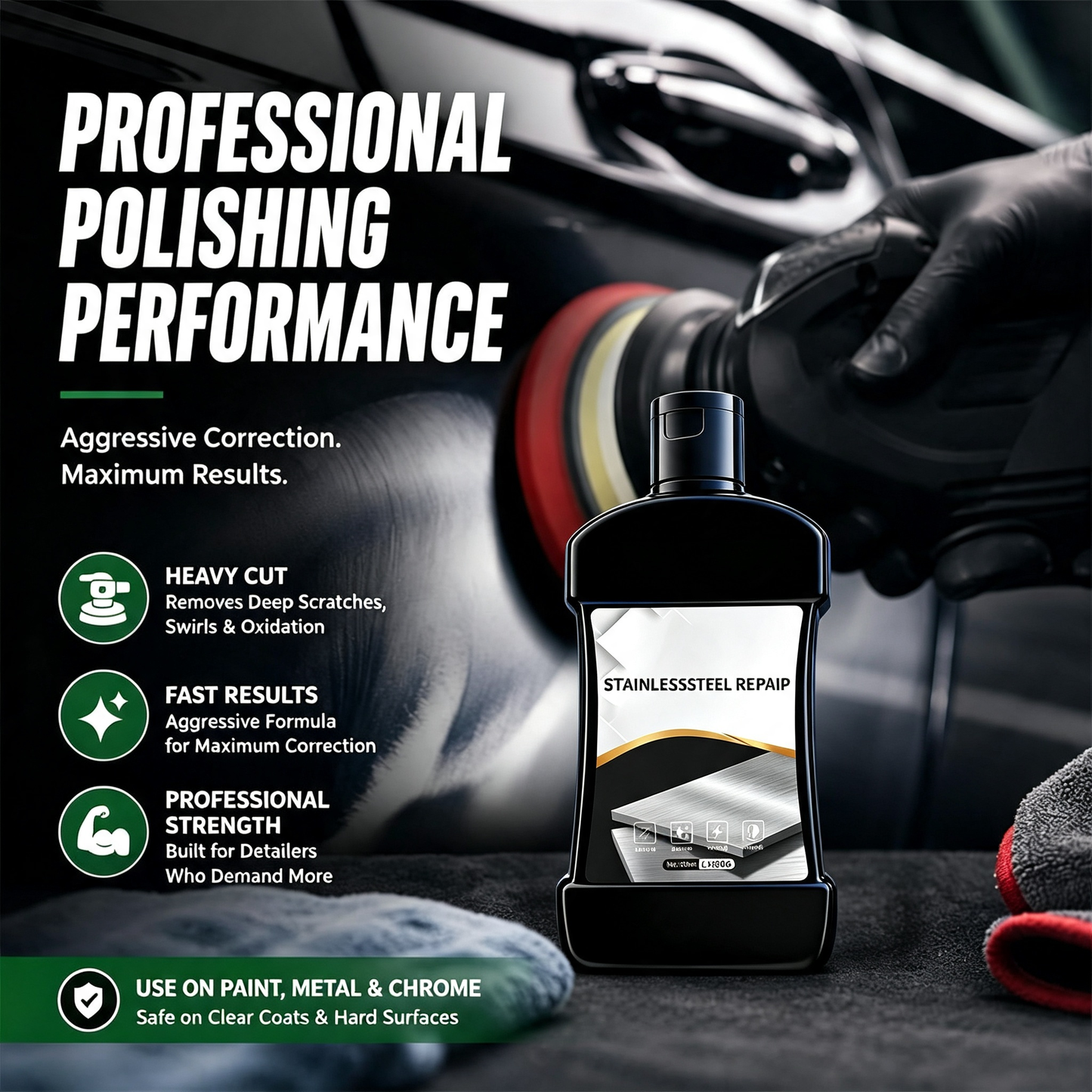 300g Stainless Steel Scratch Repair Paste | Removes Scratches And Rust