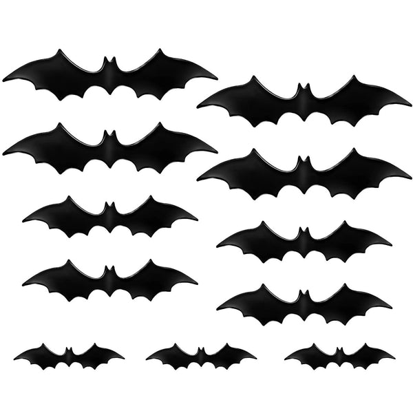 11Pack Halloween Decor 3D Bats Wall Decor with Lights