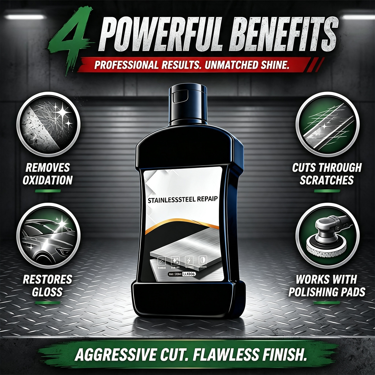 300g Stainless Steel Scratch Repair Paste | Removes Scratches And Rust