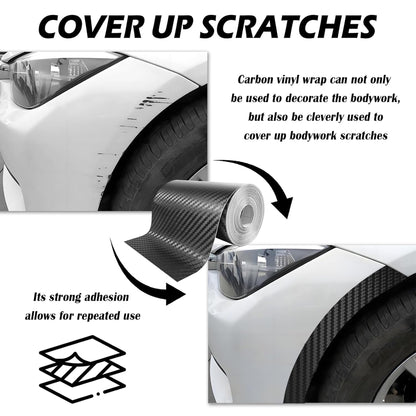Carbon Fiber Tape for Cars Vehicle Body Trim & Exterior Styling