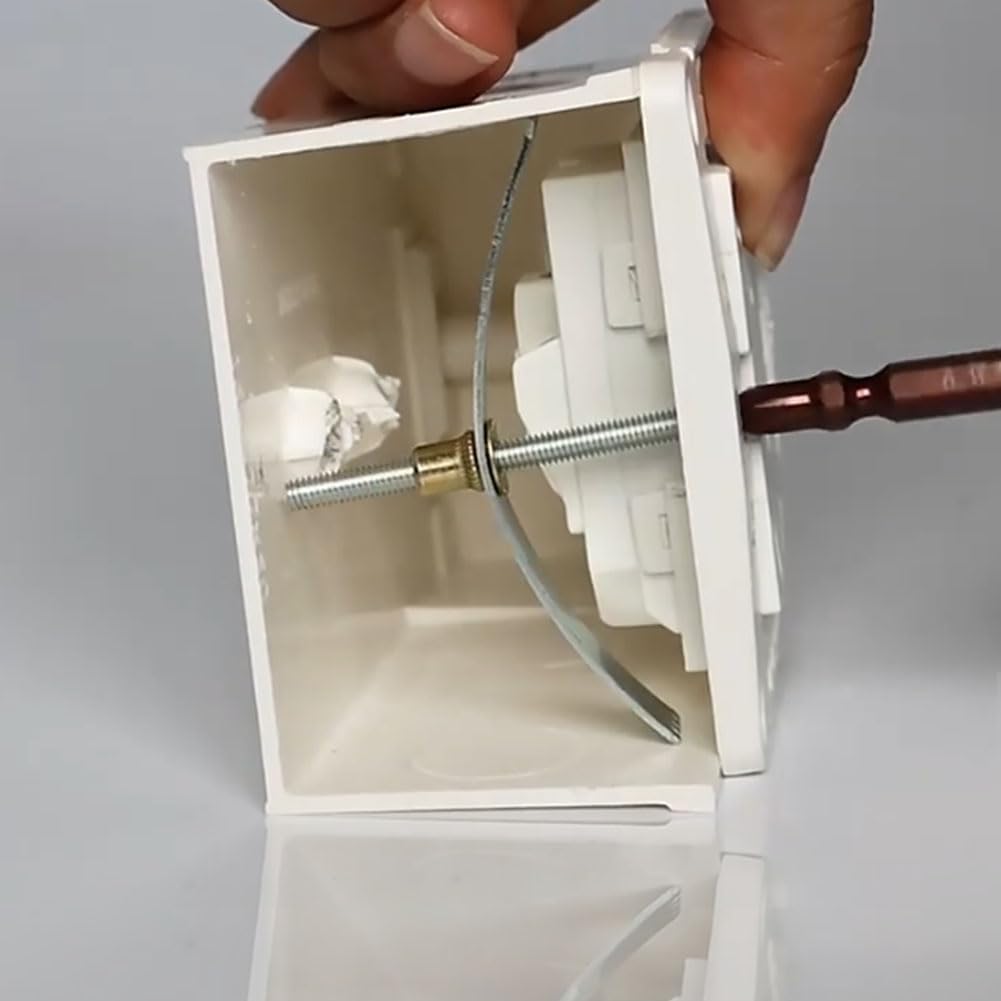 Socket Install Kit with Galvanized Screw Hooks and Repair Tools