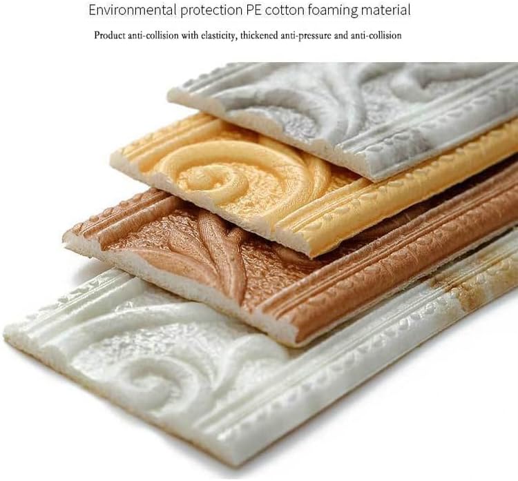 Self Adhesive Flexible Foam Molding Trim Wallpaper Border