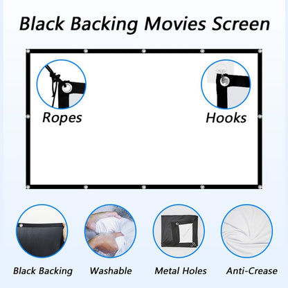 White Folding Projection Screen for Outdoor Cinema