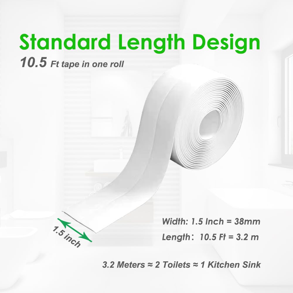 Self Adhesive Waterproof Caulking Tape Peel & Stick Sealant Strip
