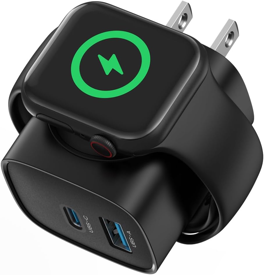3-in-1 Charger Block USB C Charger Block for Apple Watch