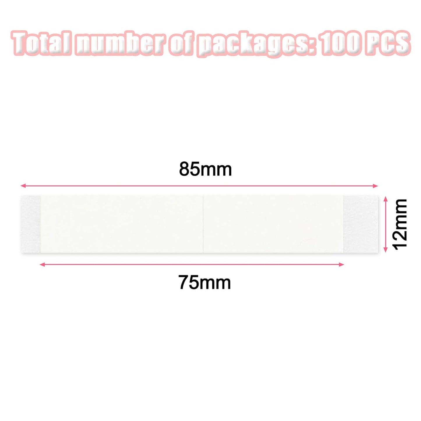 50 Strips Anti-exposure Long-lasting Double-sided Breathable Skin-friendly Patches