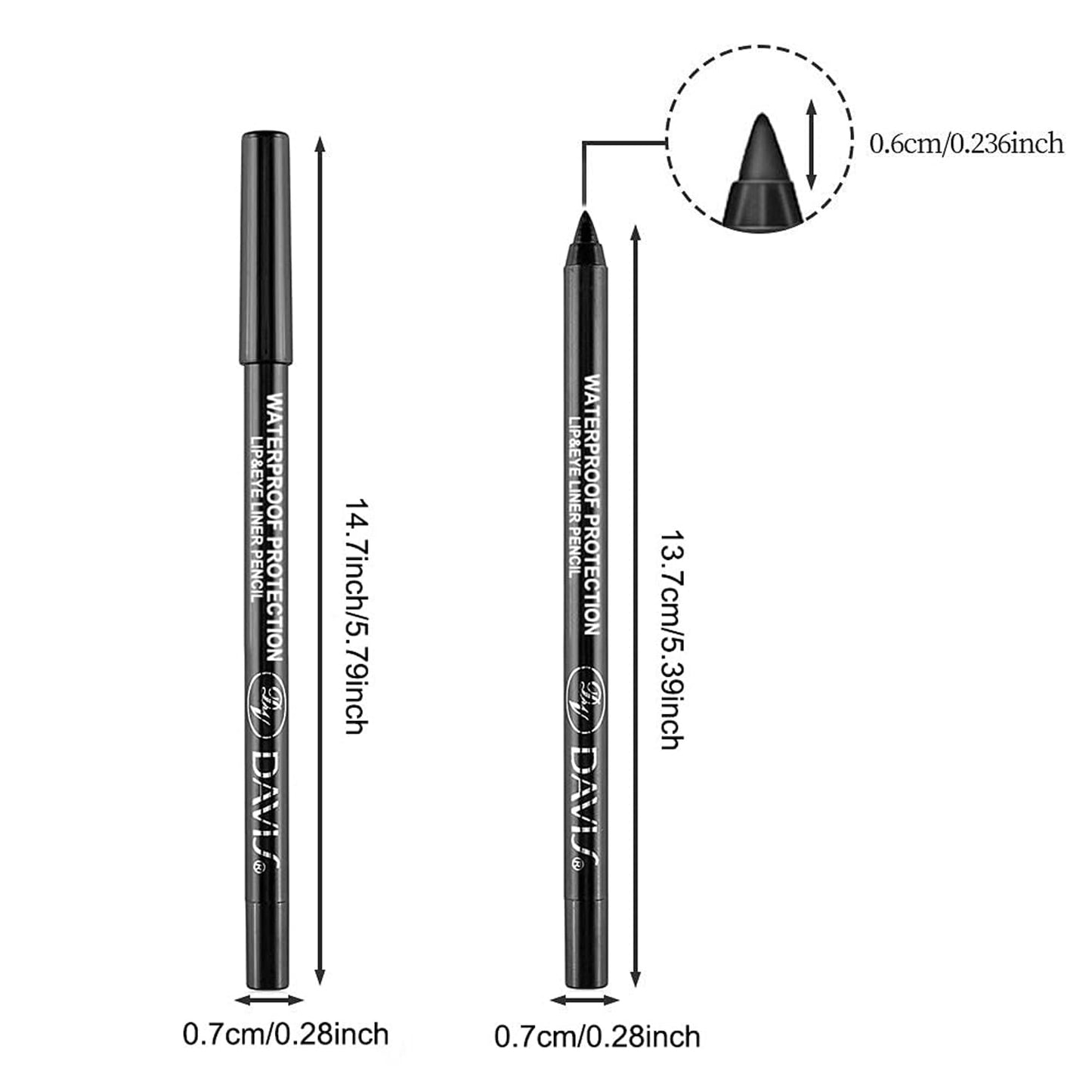 15-Color Pearlescent Eyeliner Set – Smooth, Waterproof, And Highly Pigmented