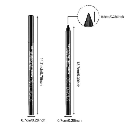 15-Color Pearlescent Eyeliner Set – Smooth, Waterproof, And Highly Pigmented