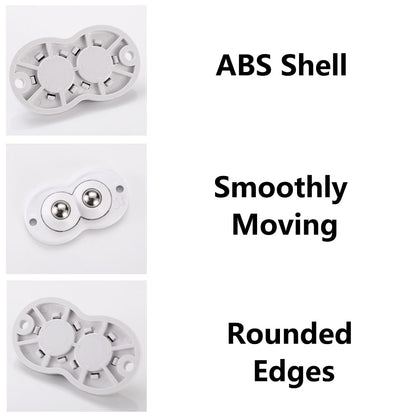 4 Pieces Matching Self-Adhesive Casters Appliance Roller