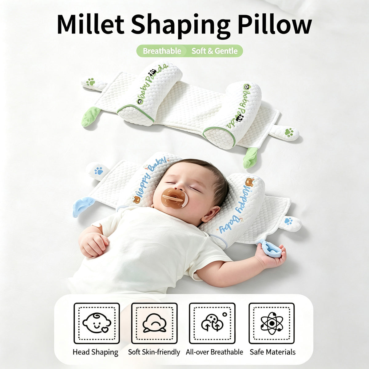 Adjustable Head Neck Support Pillows For Baby