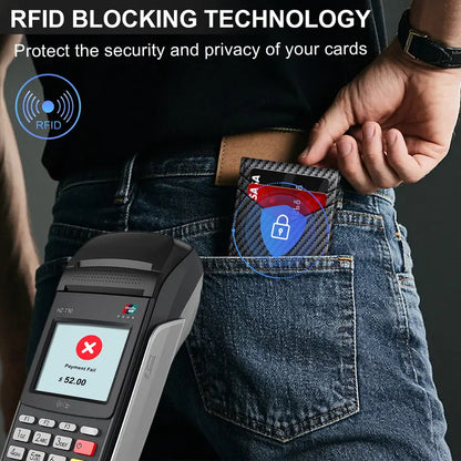 Men's RFID Ultra-thin Minimalist Anti-theft Wallet