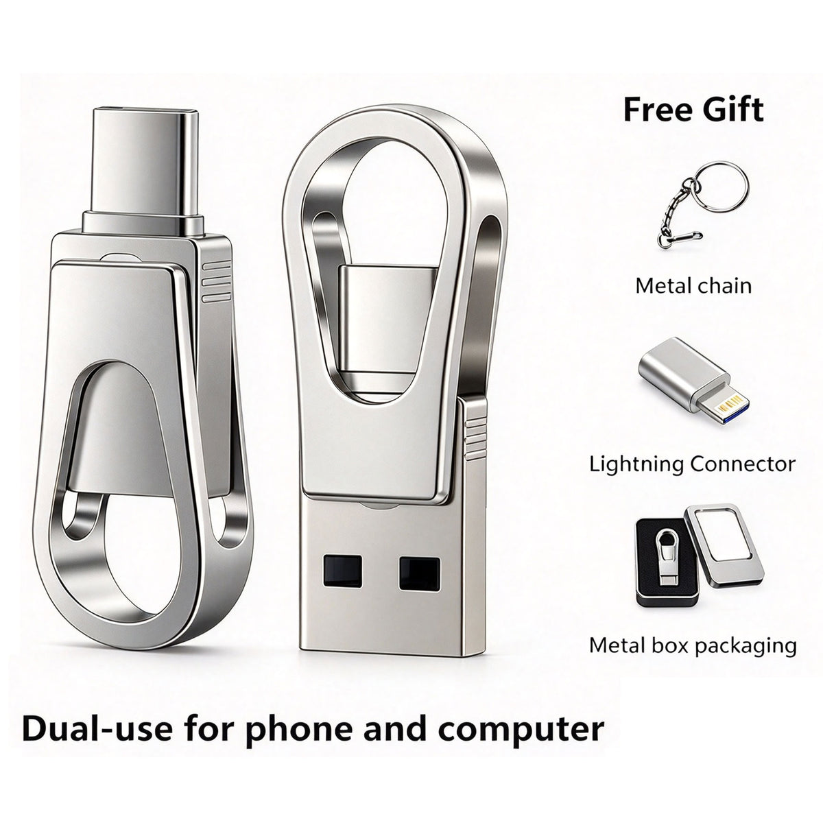 2-in-1 OTG USB 3.0 Thumb Drive