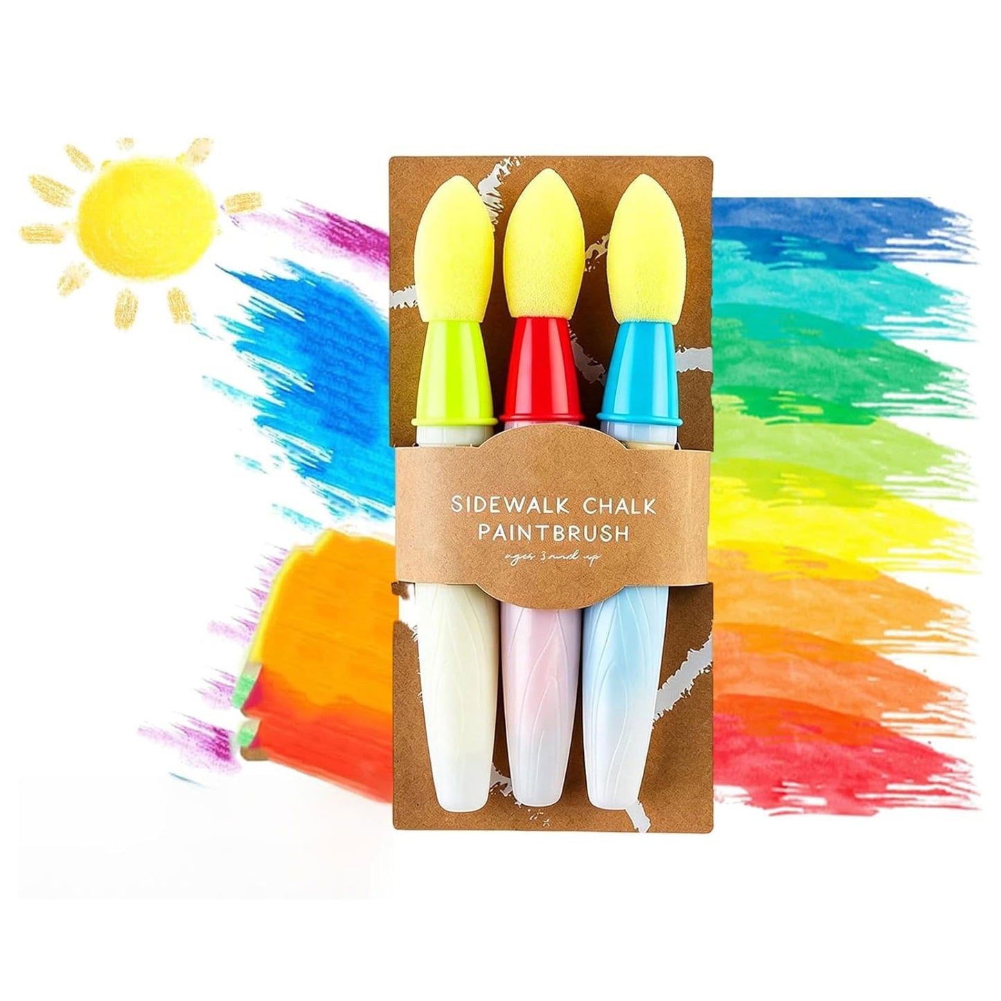Refillable Washable DIY Paintbrush Easy to Clean for Kids Yard Art