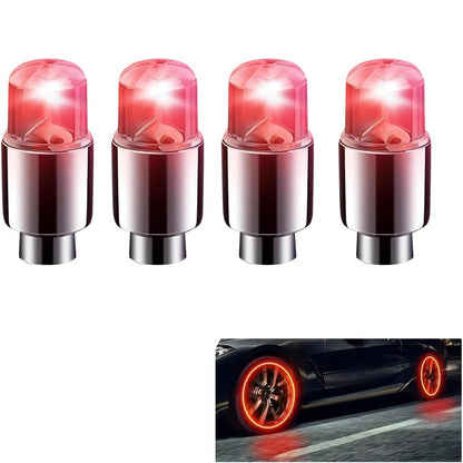 Tire Valve Stem Cap Lights Waterproof LED Light for Car Motorcycle Bike