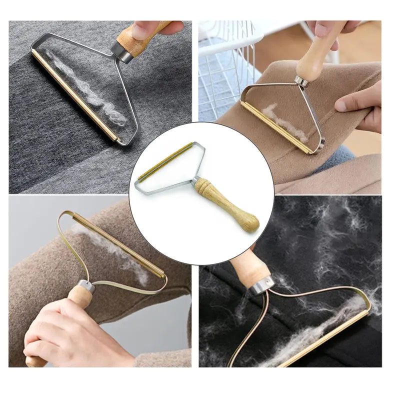 2 Pack Portable Lint Fabric Shaver Carpet Roller Scraper