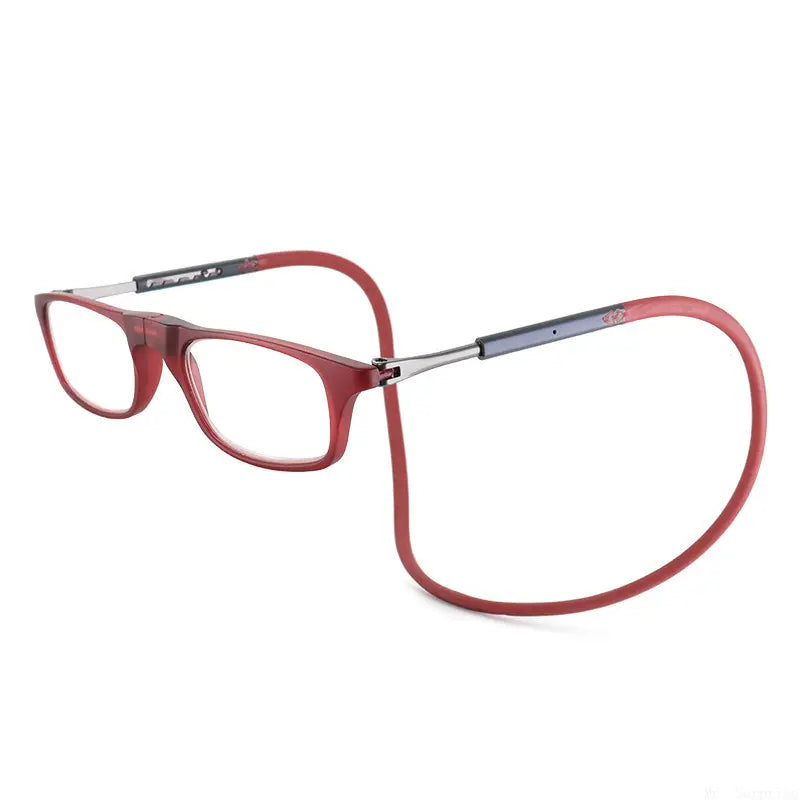 Snap Magnetic Bridge Front Connect Reading Glasses Blue Light Lens