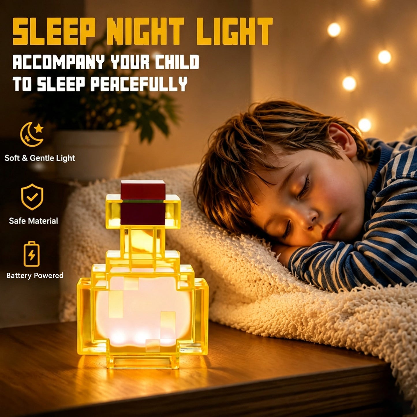 Minecraft Potion Bottle LED Color Changing
