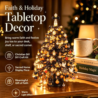 DIY Halloween Beaded Tree Kit – 3D Crystal Bead Art for Adults
