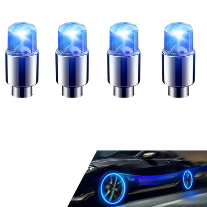Tire Valve Stem Cap Lights Waterproof LED Light for Car Motorcycle Bike