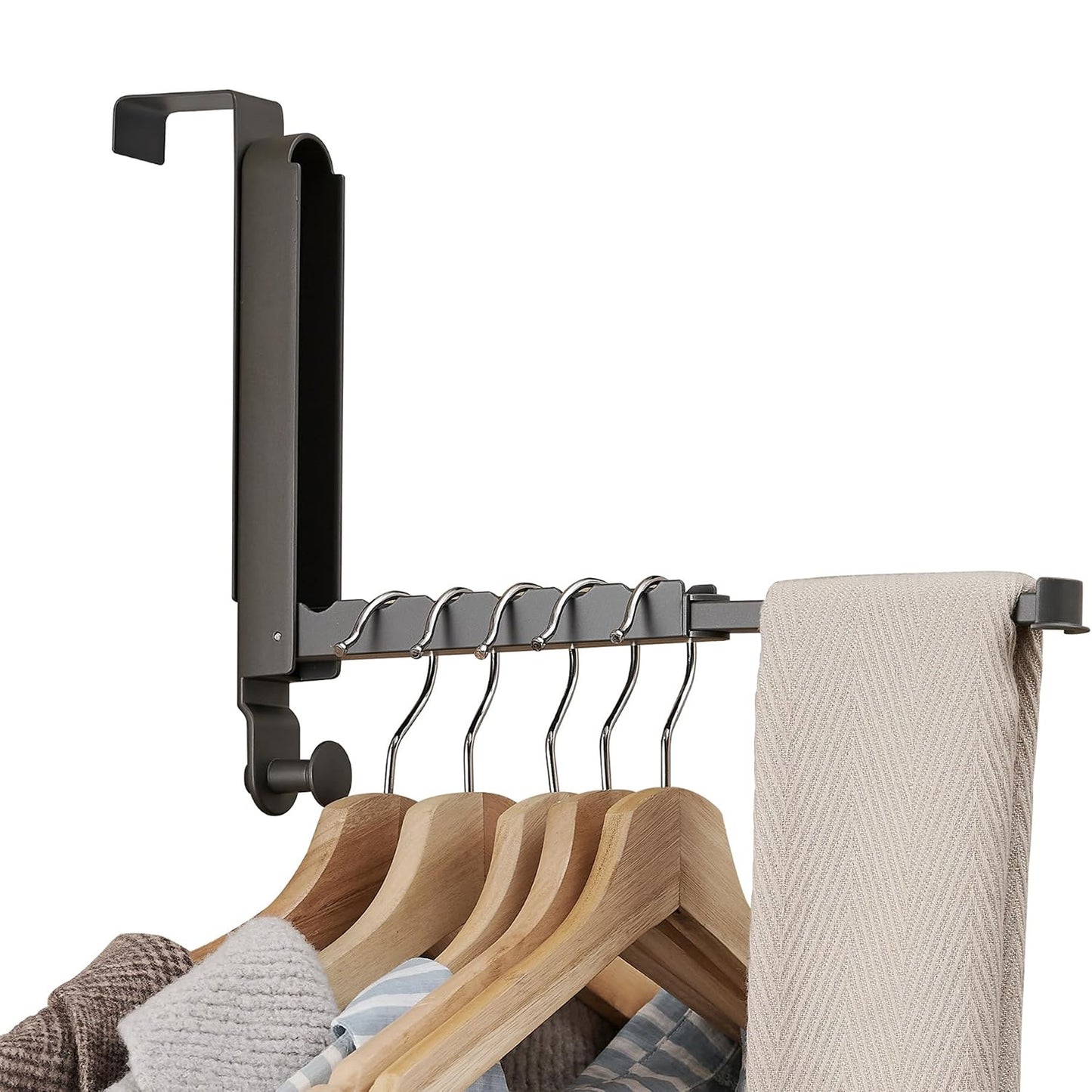 Door Hooks Hanger Fit Door up to 1 3/4" No drilling