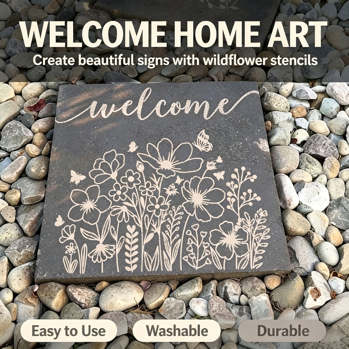 Wildflower Stencils for Painting