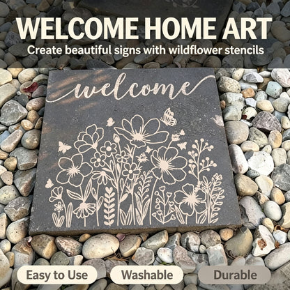 Wildflower Stencils for Painting