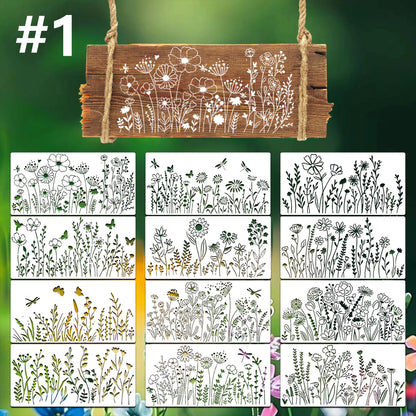 Wildflower Stencils for Painting