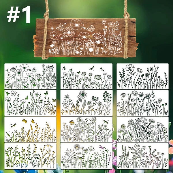 Wildflower Stencils for Painting