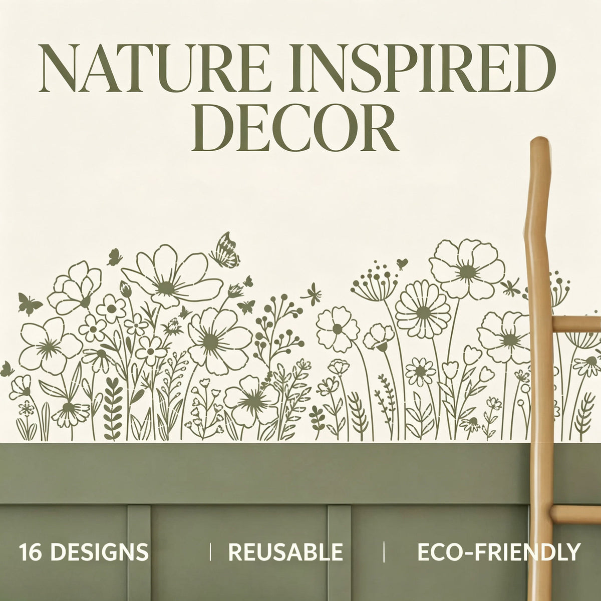 Wildflower Stencils for Painting