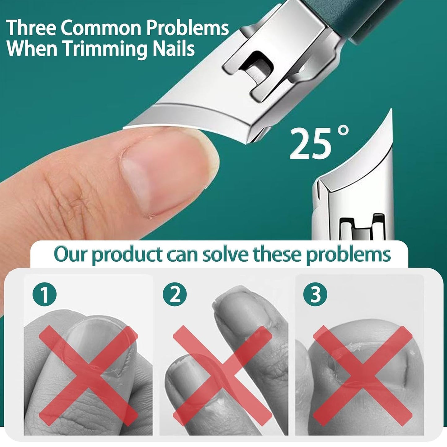 Eagle Beak Nail Clippers Set for Ingrown Toenails