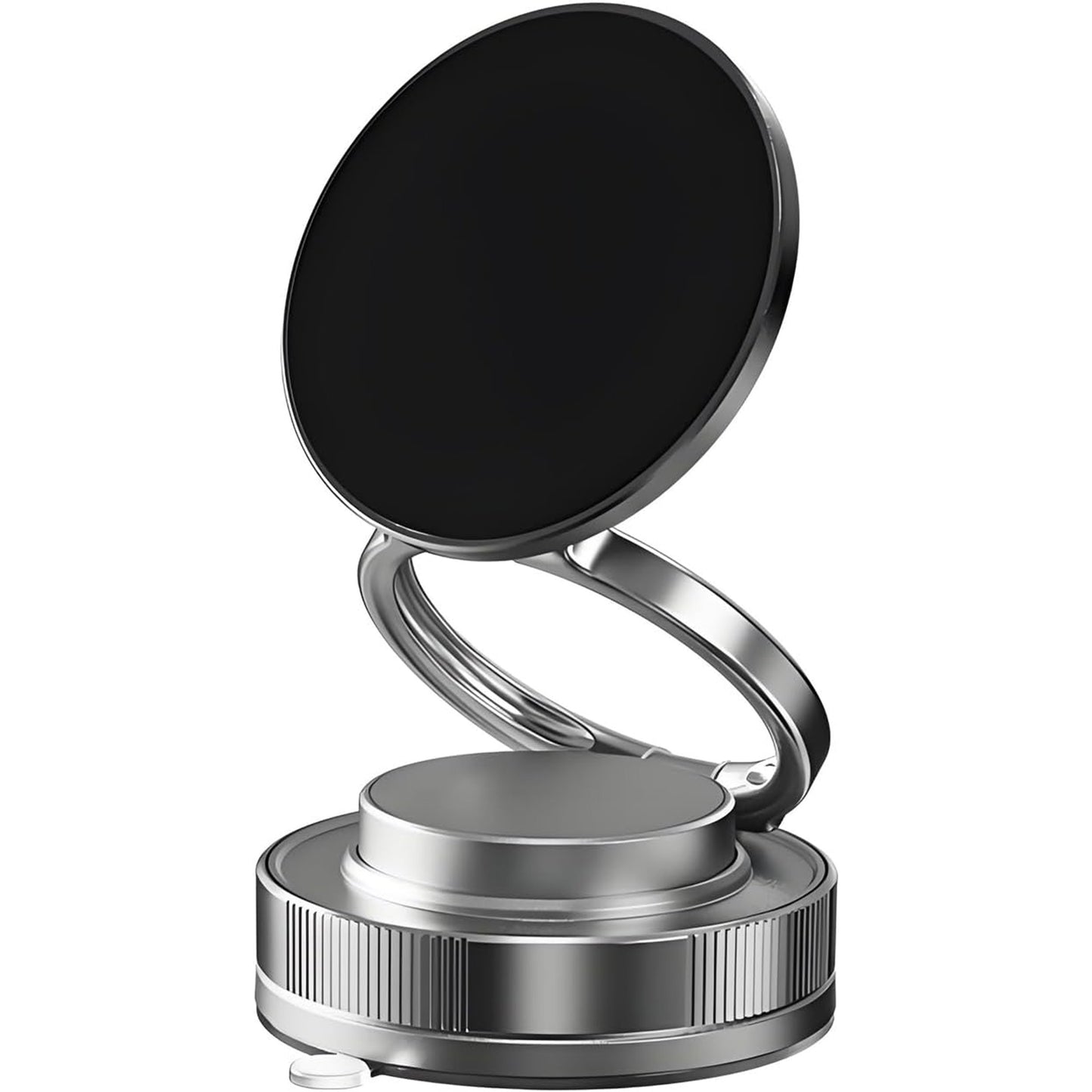 Vacuum & Magnetic Phone Holder — Foldable, Adjustable, and 360° Rotatable
