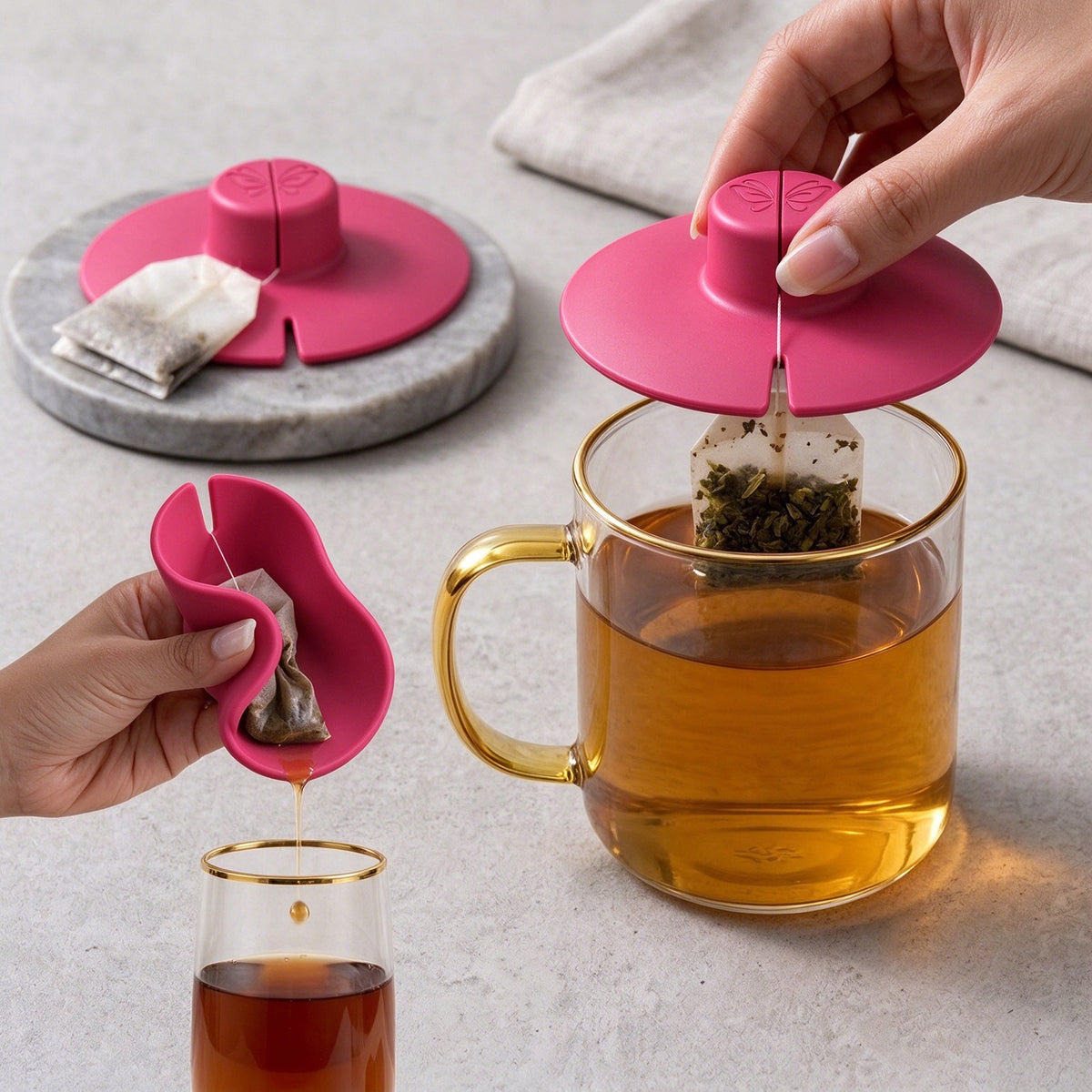 Silicone Tea Bag Holder Tea Bag Squeezer