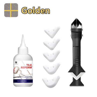 Waterproof Tile Grout Repair Filler for Bathroom, Kitchen & Floor Tile Gaps