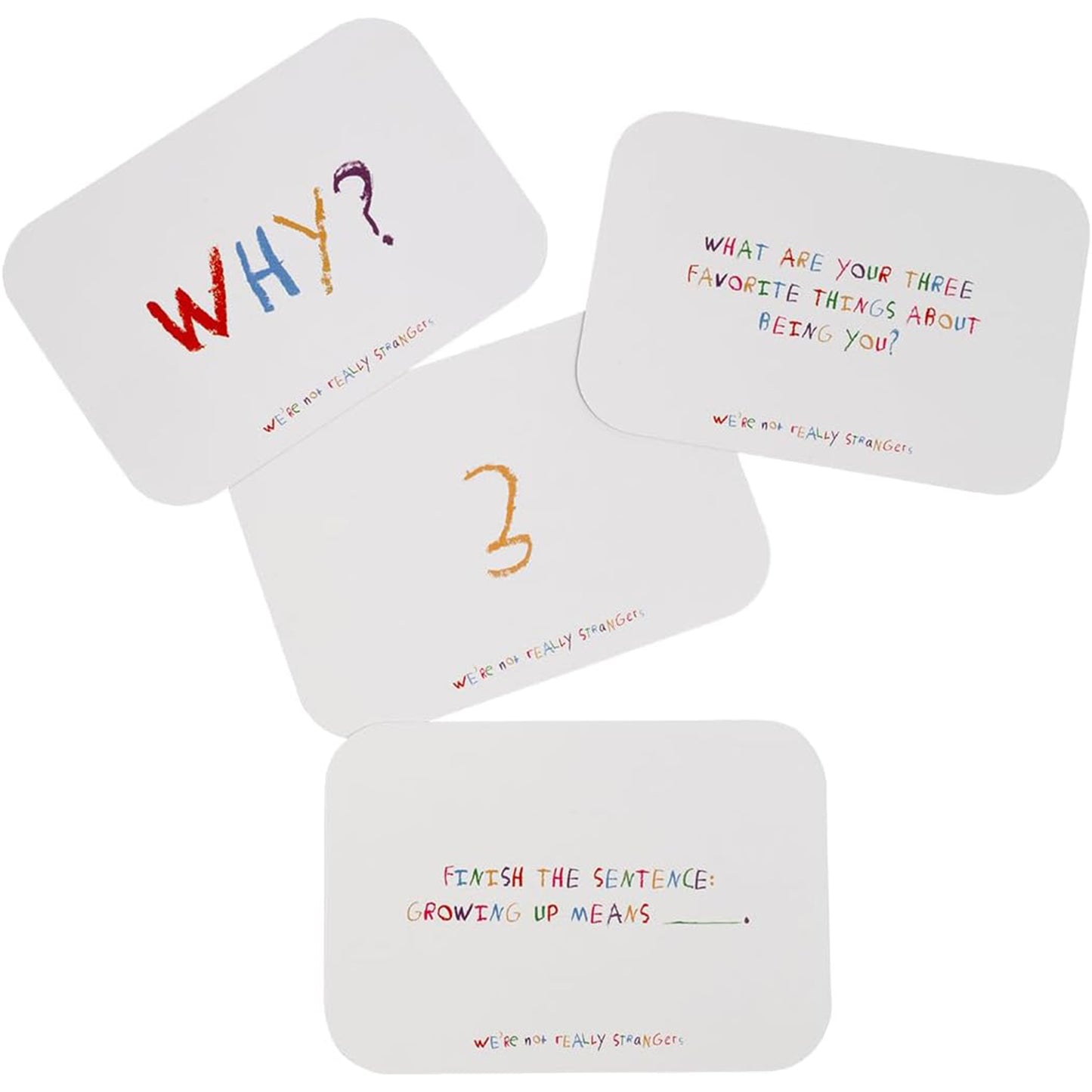 WE'RE NOT REALLY STRANGERS Kids Edition Card Game - 150 Conversation & Activity Cards for Kids, Adults, & Teens