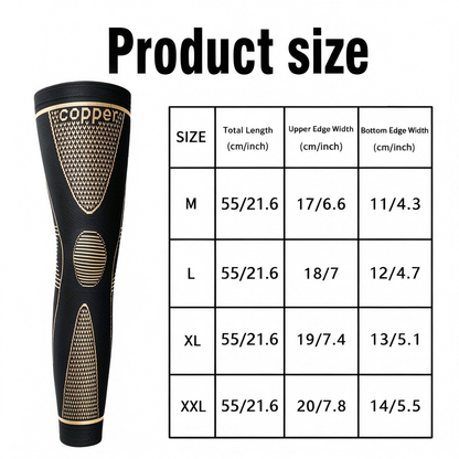 Full Leg Sleeves Protect Leg for Knee Pain Relief