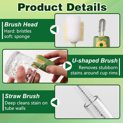 5 in 1 Bottle Cleaning Brush