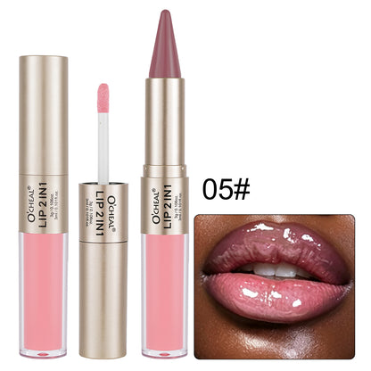 2-in-1 Double-Ended Matte Lip Liner & Lip Gloss Duo