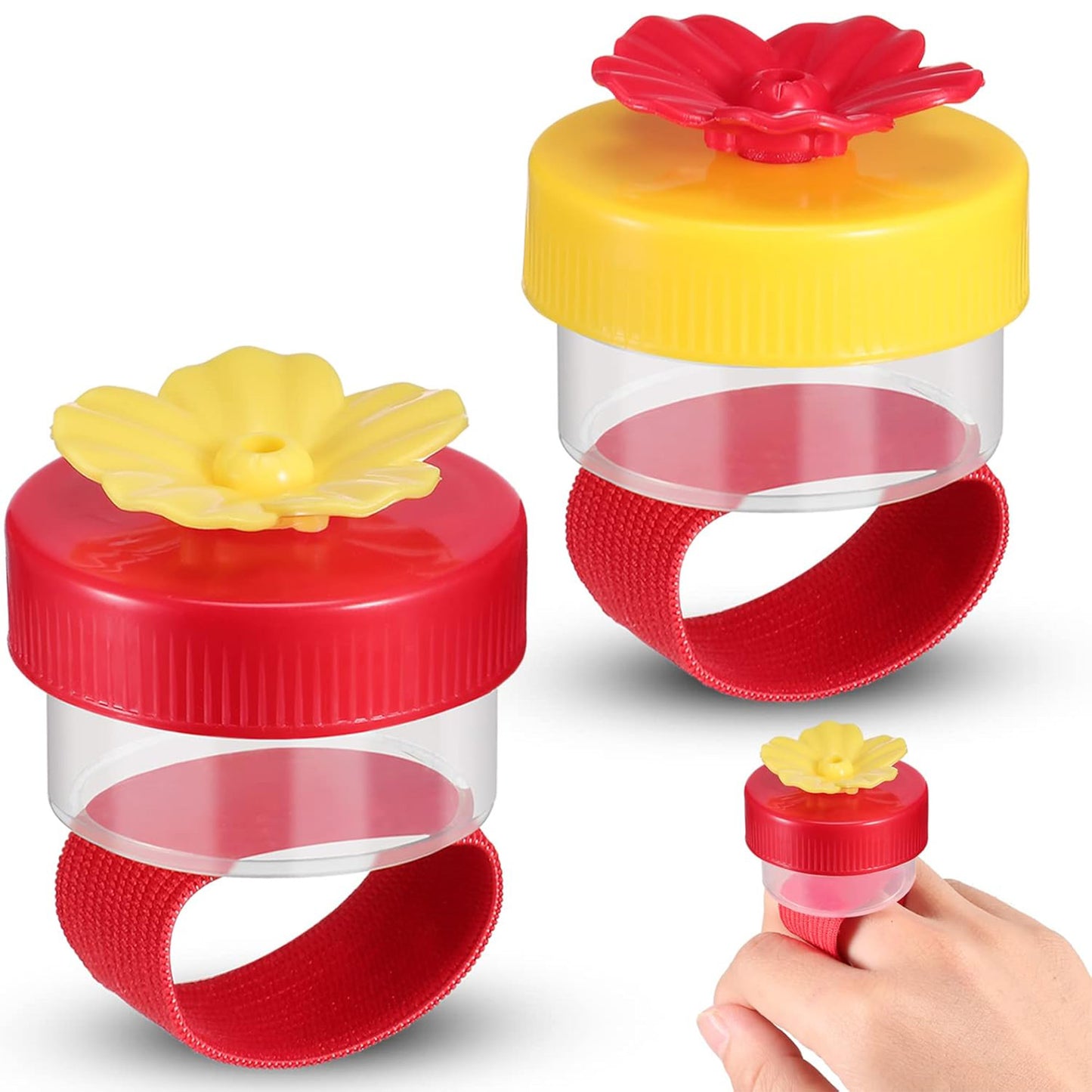 Handheld Hummingbird Ring Feeder – Wearable Nectar Feeder for Up-Close Bird Feeding & Outdoor Fun
