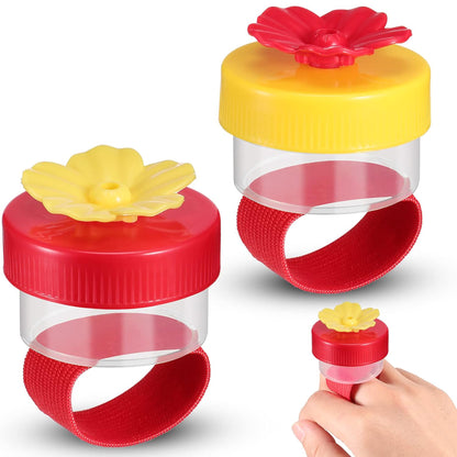 Handheld Hummingbird Ring Feeder – Wearable Nectar Feeder for Up-Close Bird Feeding & Outdoor Fun