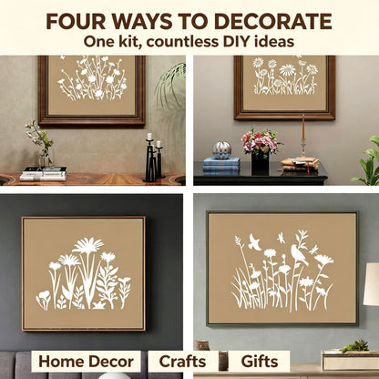 Wildflower Stencils for Painting