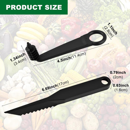 Kitchen Spiral And V-Shaped Tools,Spiral Cutter For Veggies, Fruits