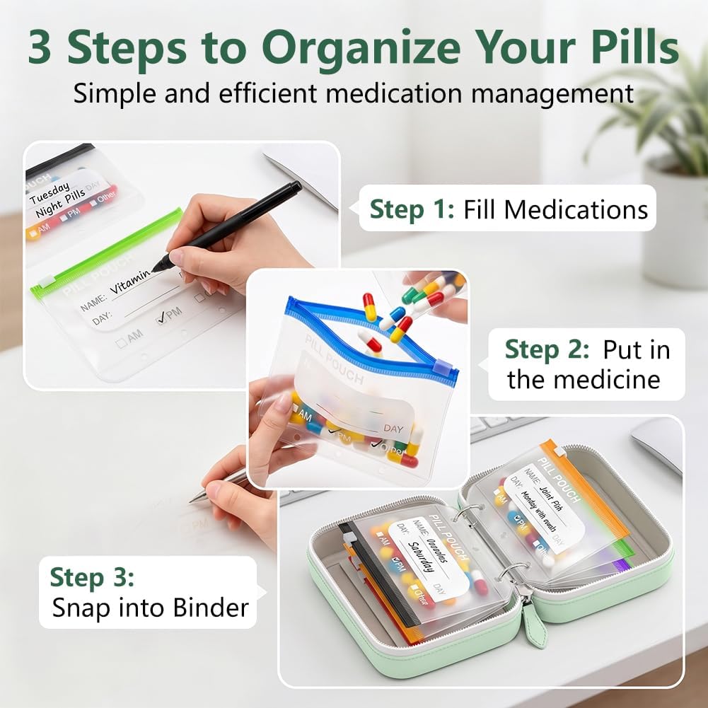 Waterproof Pill Organizer Set