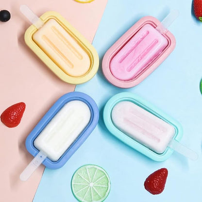 Silicone Popsicle Mold With Sticks – Easy To Release, Reusable